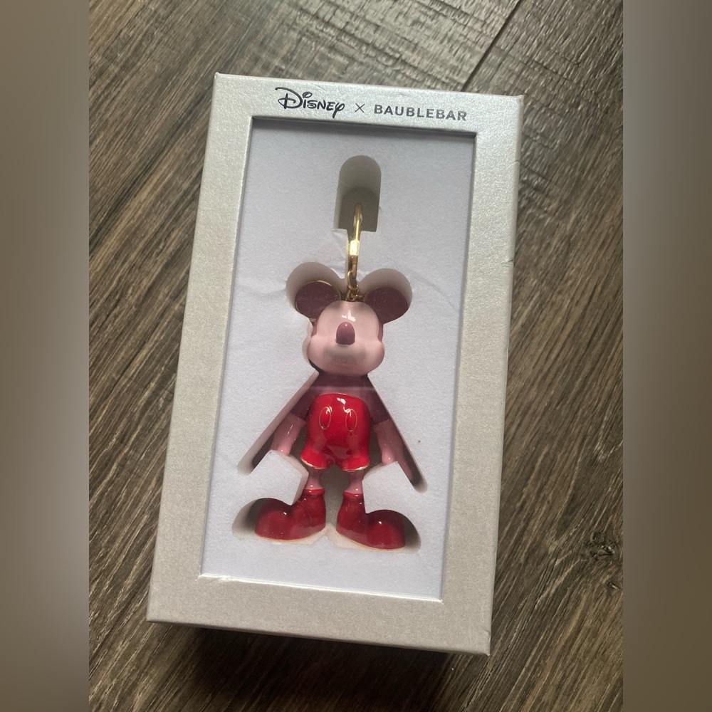 Disney x BaubleBar Red Mickey Mouse Keychain - Picture 7 of 8